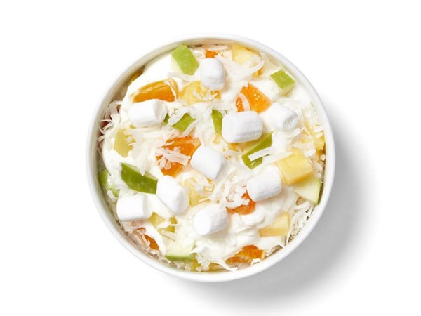 Coconut ambrosia yogurt bowl
