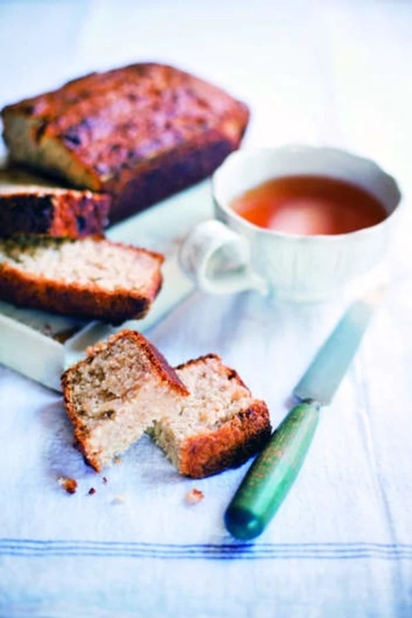 Coconut and banana loaf