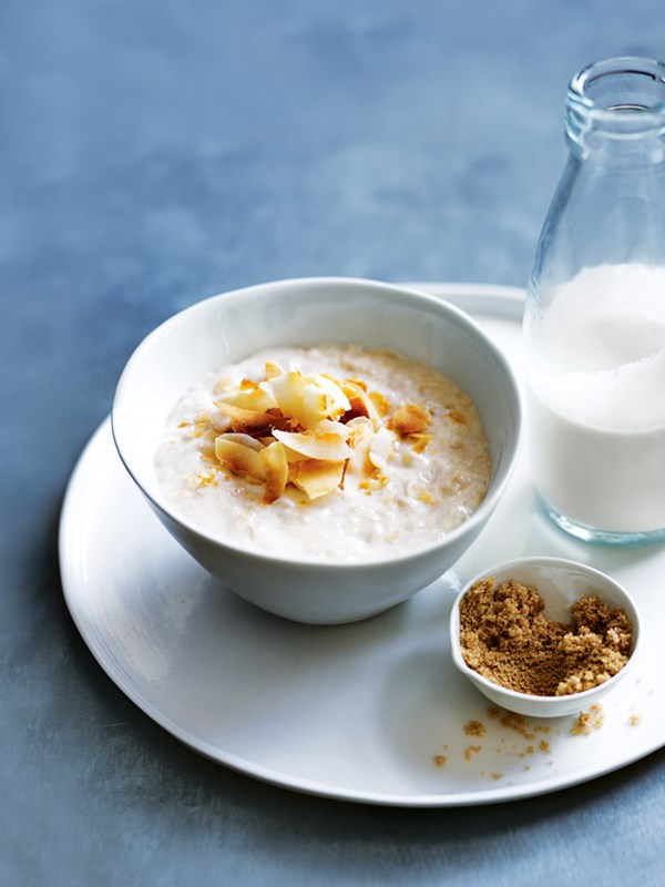 Coconut and brown sugar porridge