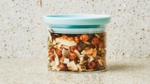 Coconut and crispy chickpea trail mix