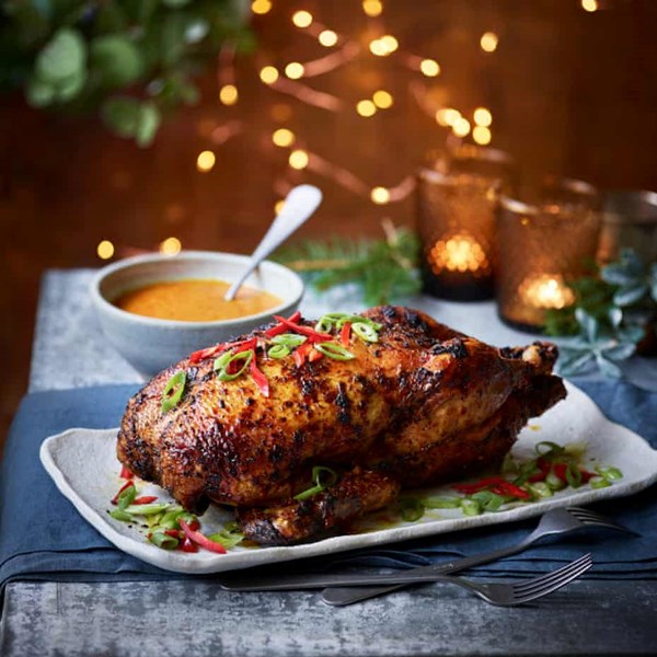 Coconut and lemongrass roast duck