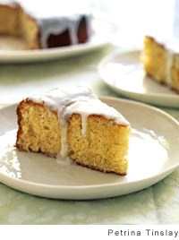 Coconut and lime macadamia cake