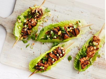 Coconut-and-lime pork kebabs