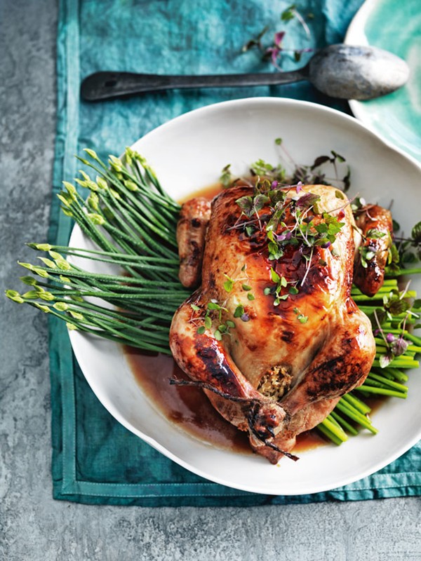 Coconut and lime roasted chicken