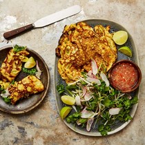 Coconut and turmeric omelettes