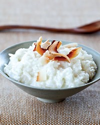 Coconut Arborio rice pudding