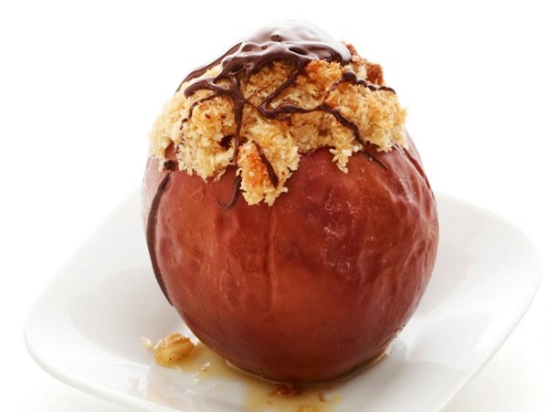Coconut baked apples