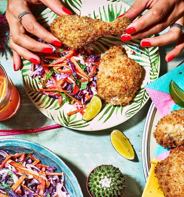 Coconut baked chicken