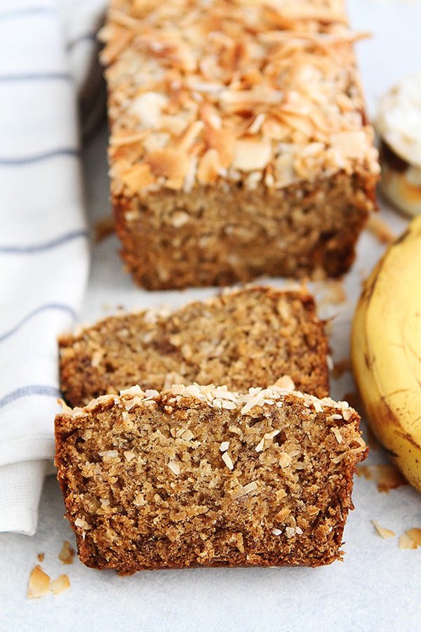 Coconut banana bread