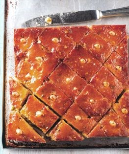 Coconut basbousa