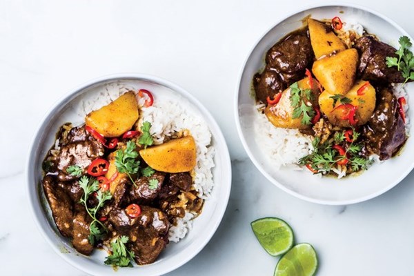 Coconut beef curry