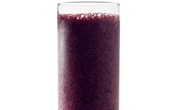 Coconut-blueberry smoothie