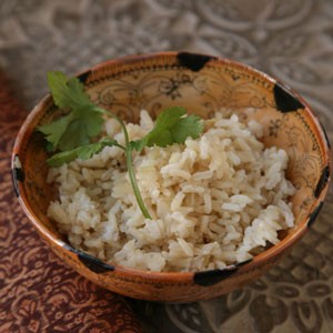Coconut brown rice
