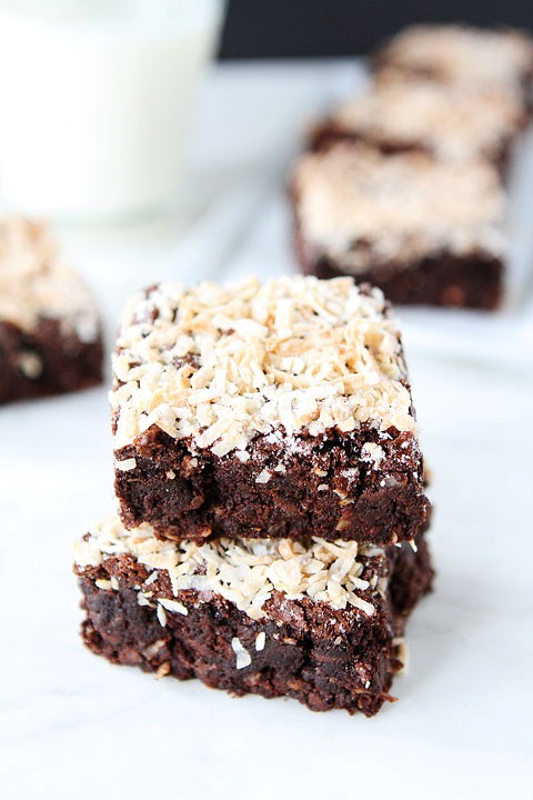 Coconut brownies