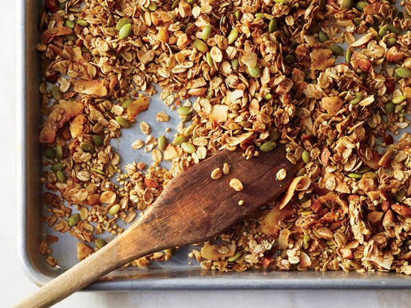 Coconut-buckwheat granola