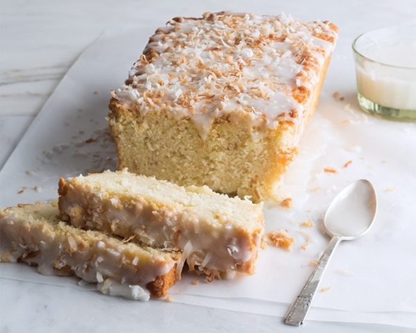 Coconut buttermilk pound cake