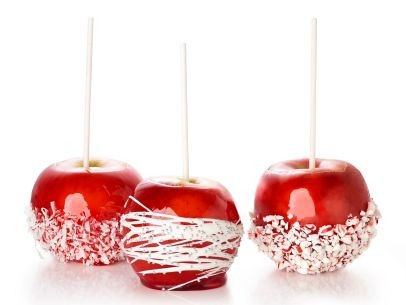 Coconut candy apples
