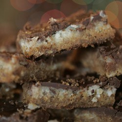 Coconut candy squares