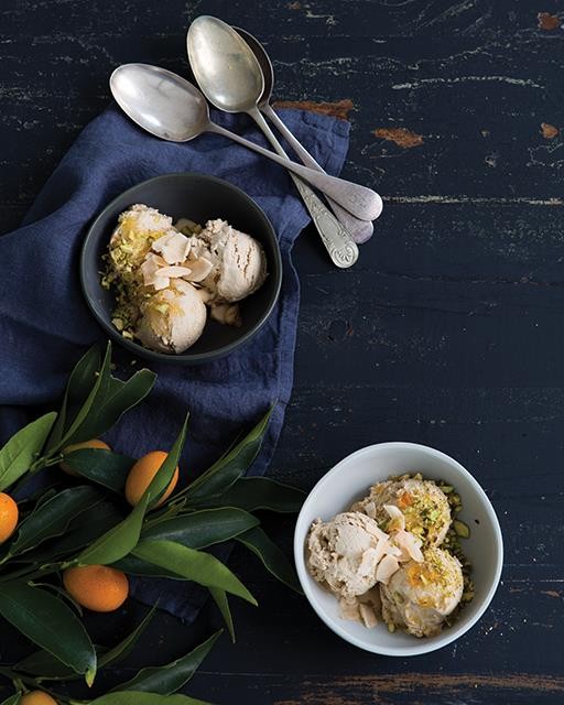 Coconut caramel & toffee nicecream