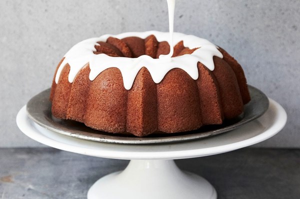 Coconut cardamom cake