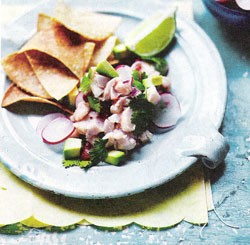 Coconut ceviche