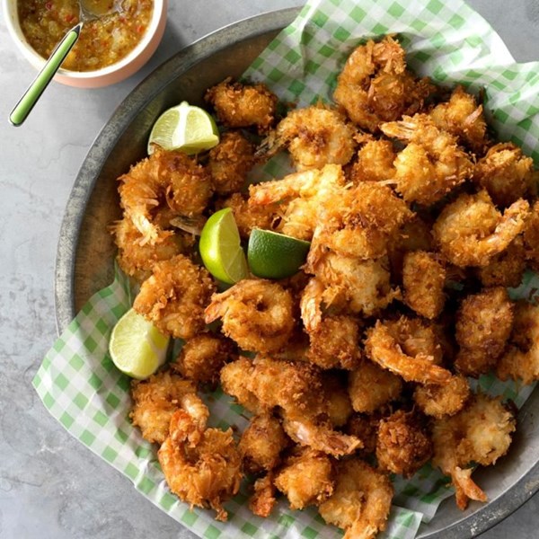 Coconut chicken & shrimp
