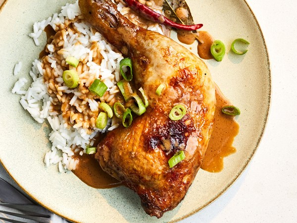 Coconut chicken adobo