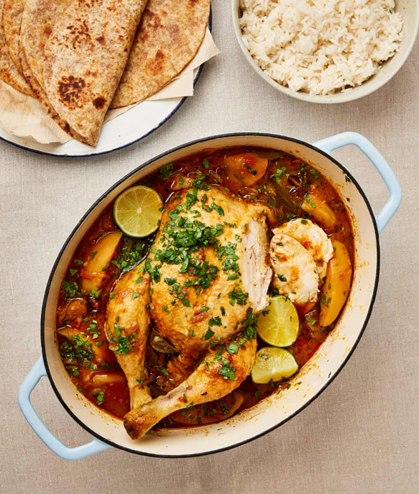 Coconut chicken and potatoes