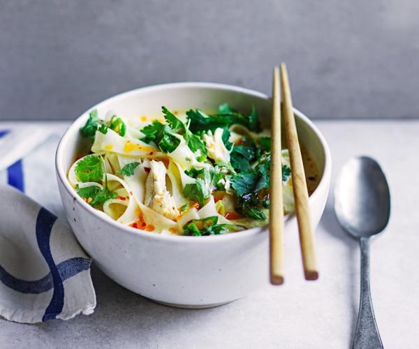 Coconut-chicken soup