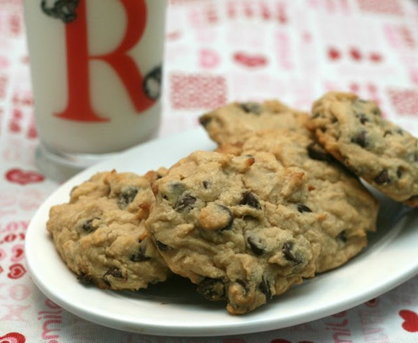 Coconut chocolate chip cookies