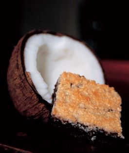 Coconut-cluster brownies