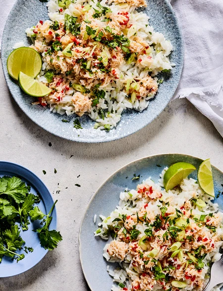 Coconut crab rice