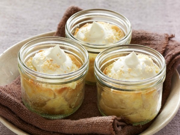 Coconut cream jar pies (Bake the Book)