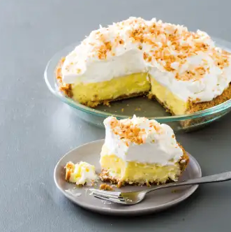 Coconut cream pie