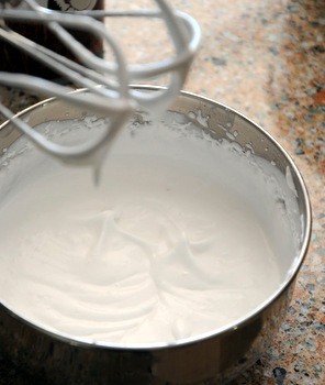 Coconut cream whipped cream
