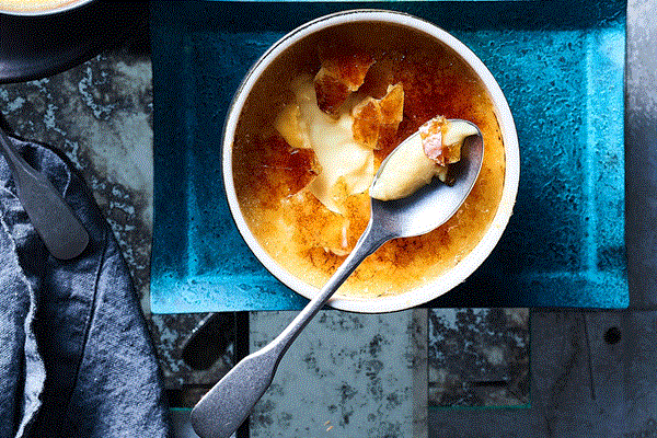 Coconut creme brulee