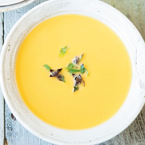 Coconut-curry butternut squash soup
