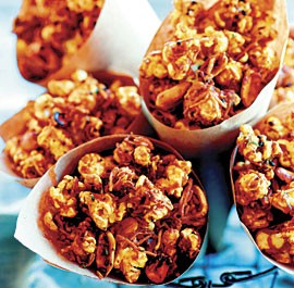 Coconut curry caramel corn