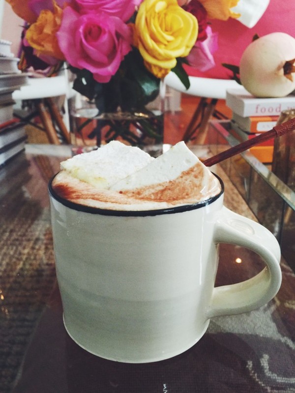 Coconut curry hot chocolate