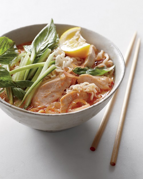 Coconut-curry noodle soup