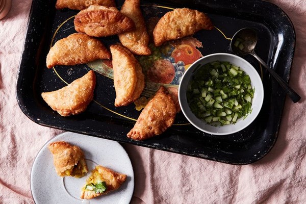 Coconut curry puffs