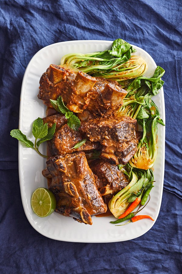 Coconut-curry short ribs