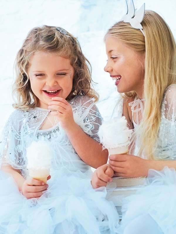 Coconut fairy snow cones