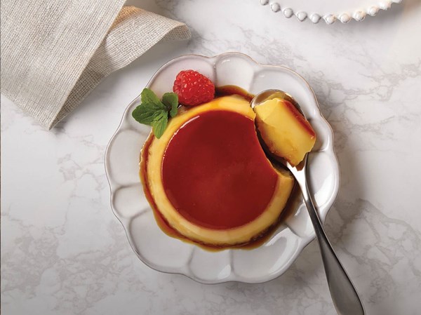 Coconut flan