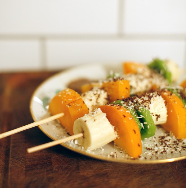 Coconut fruit sticks