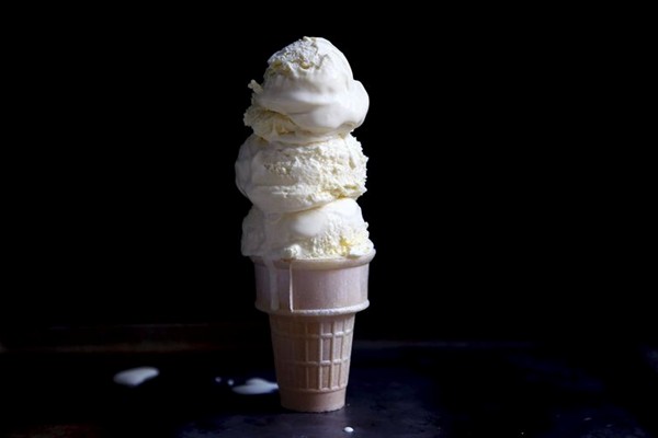 Coconut ginger ice cream