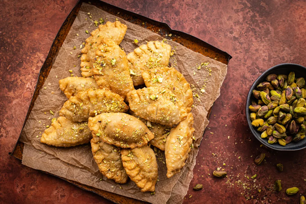 Coconut gujiya