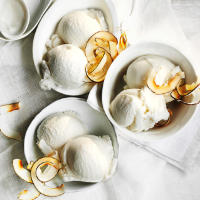 Coconut ice cream