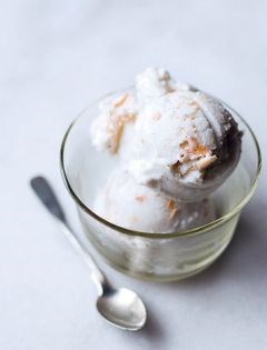 Coconut ice cream