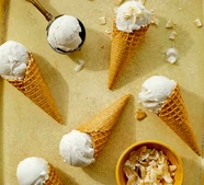 Coconut ice cream